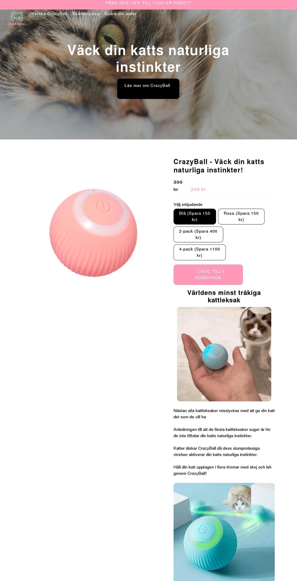 crazy-ball.net shopify website screenshot