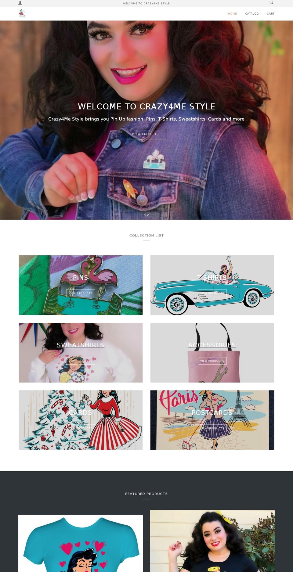 crazy4mestyle.com — Shopify storefront screenshot