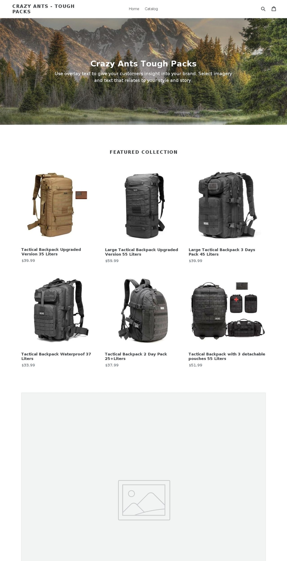 crazyants.net shopify website screenshot