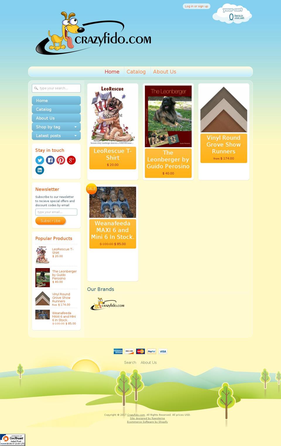 crazyfido.com shopify website screenshot