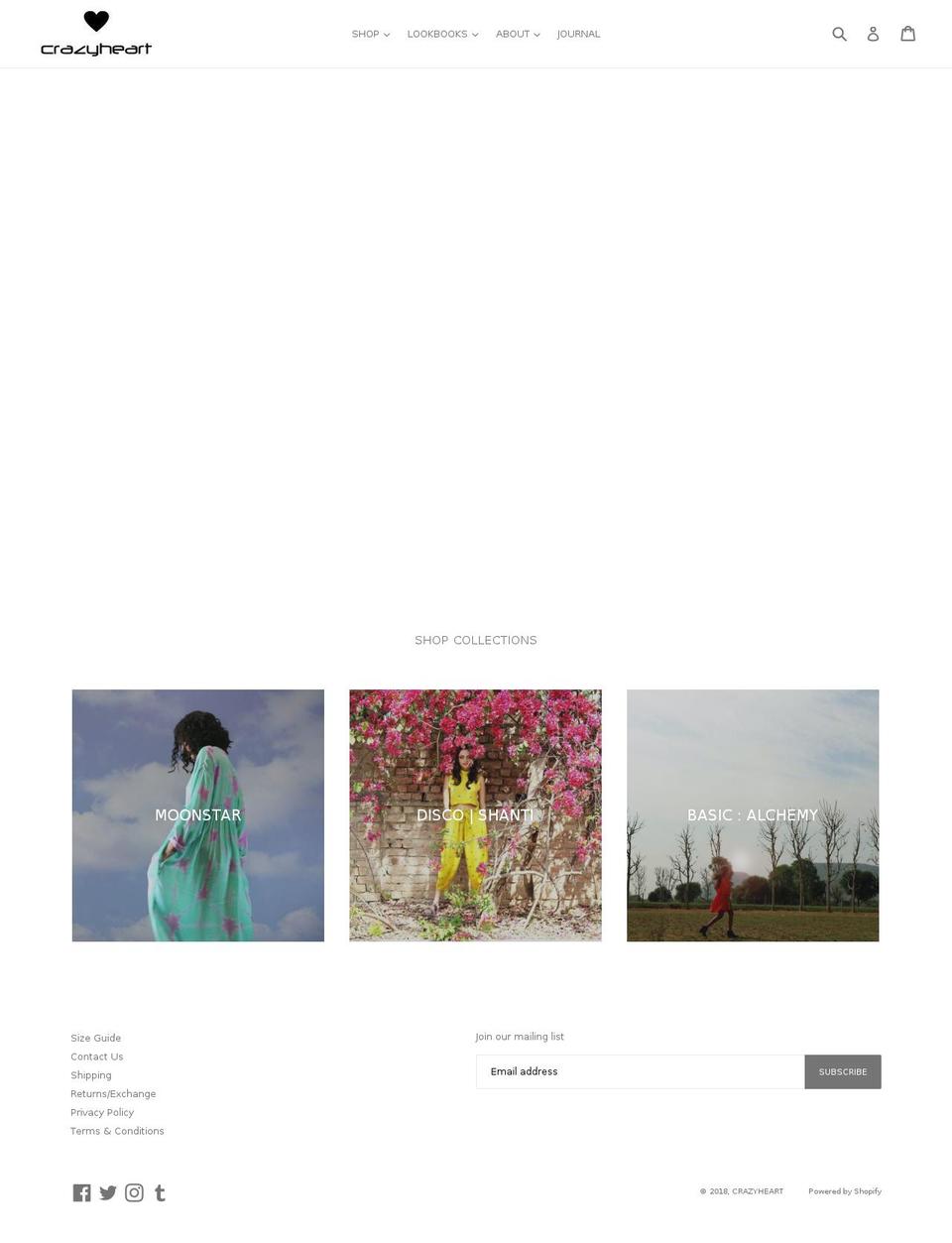 crazyheartindia.com shopify website screenshot