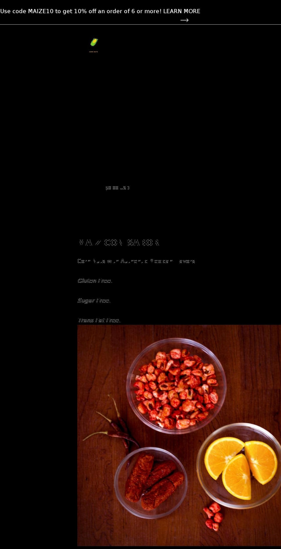 crazymaizeatx.com shopify website screenshot