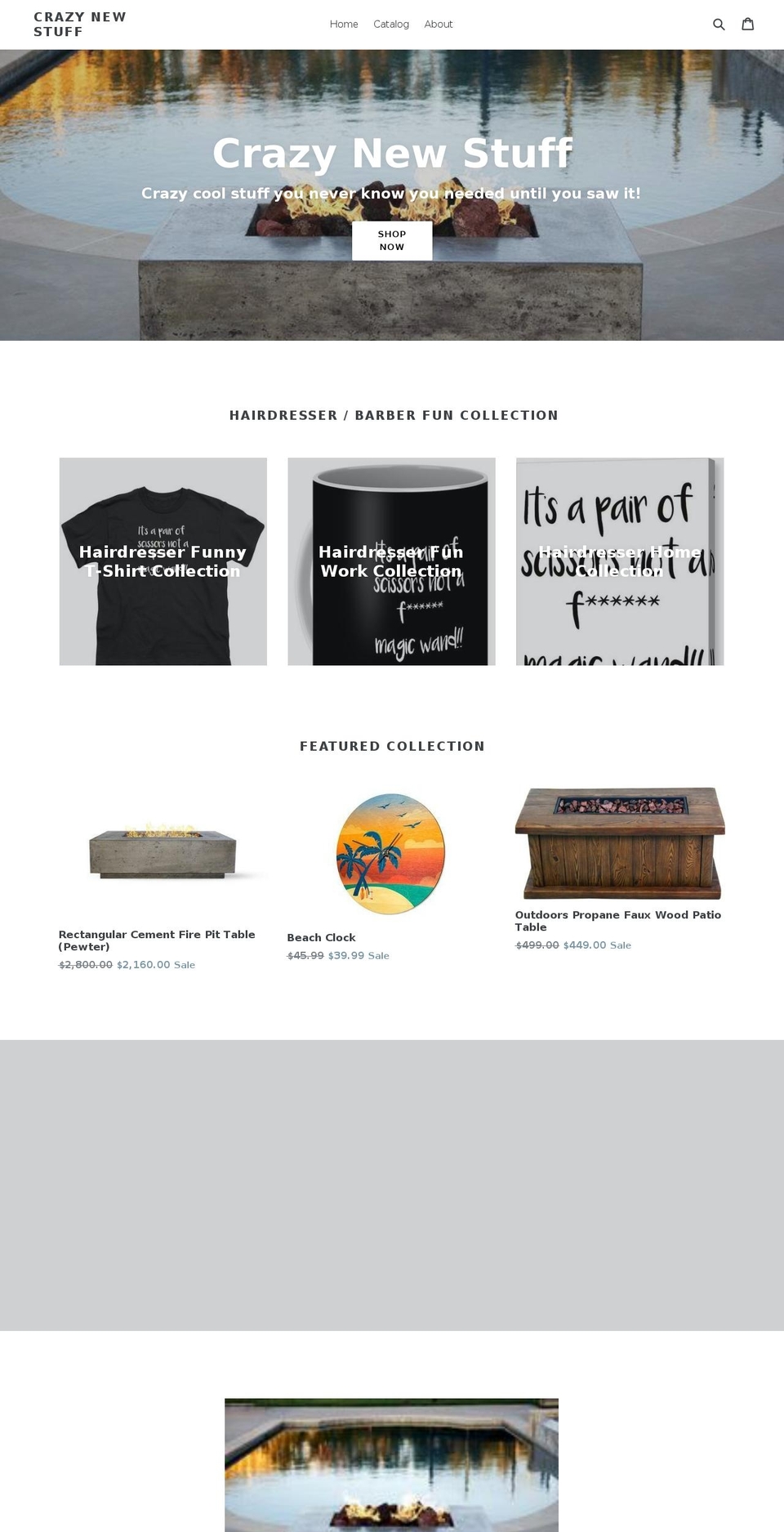 crazynewstuff.com — Shopify storefront screenshot