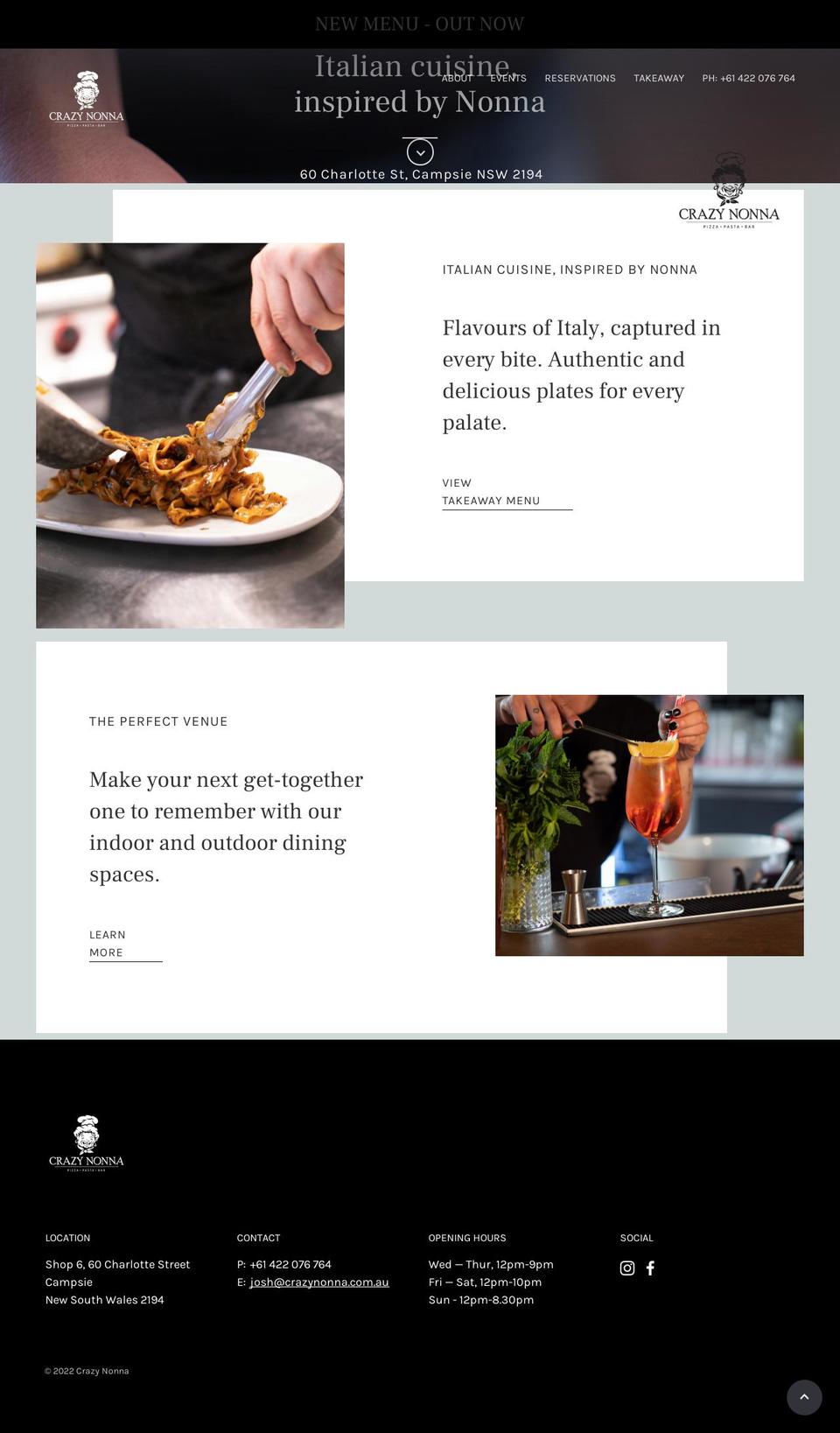 crazynonna.com.au shopify website screenshot