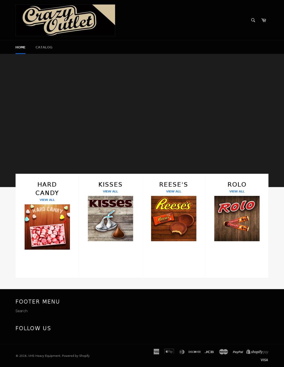 crazyoutlet.net shopify website screenshot