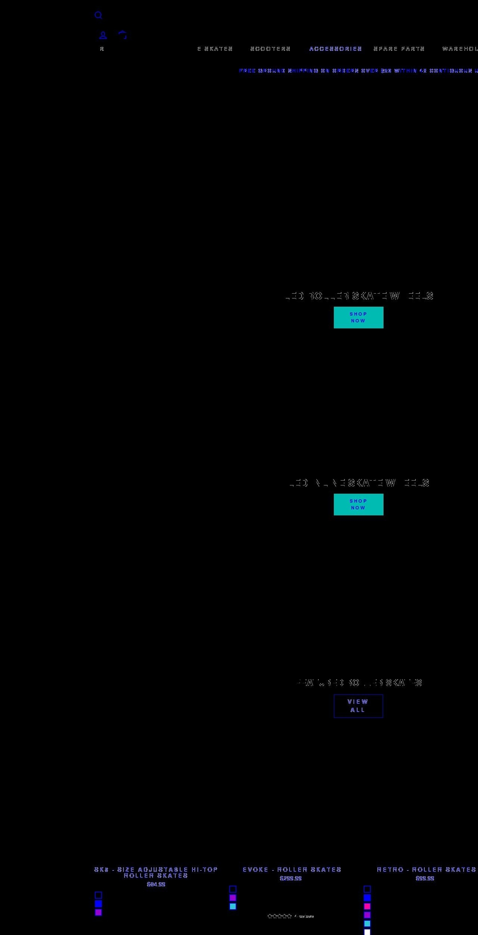 crazyskates.com shopify website screenshot
