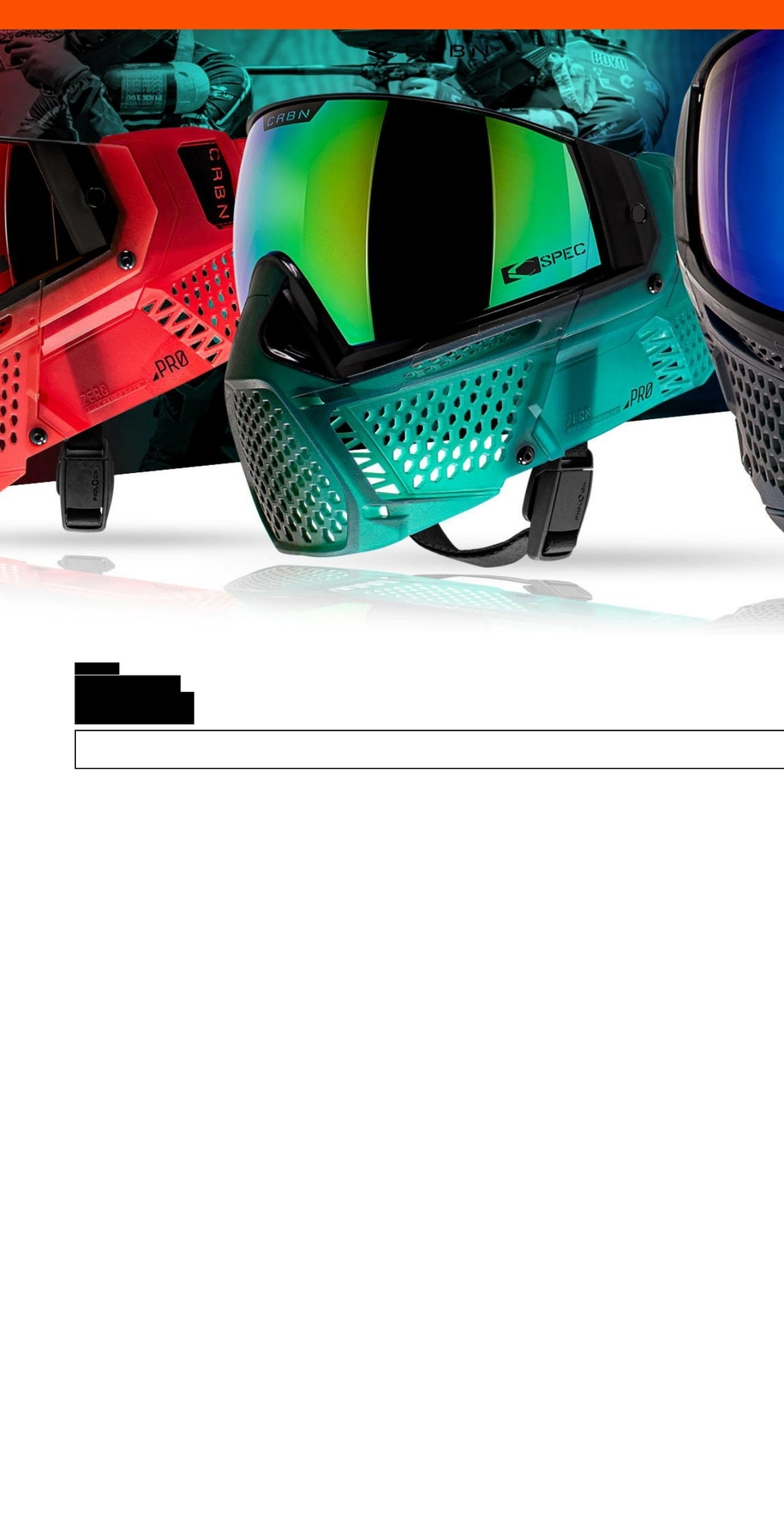 crbnpaintball.com shopify website screenshot