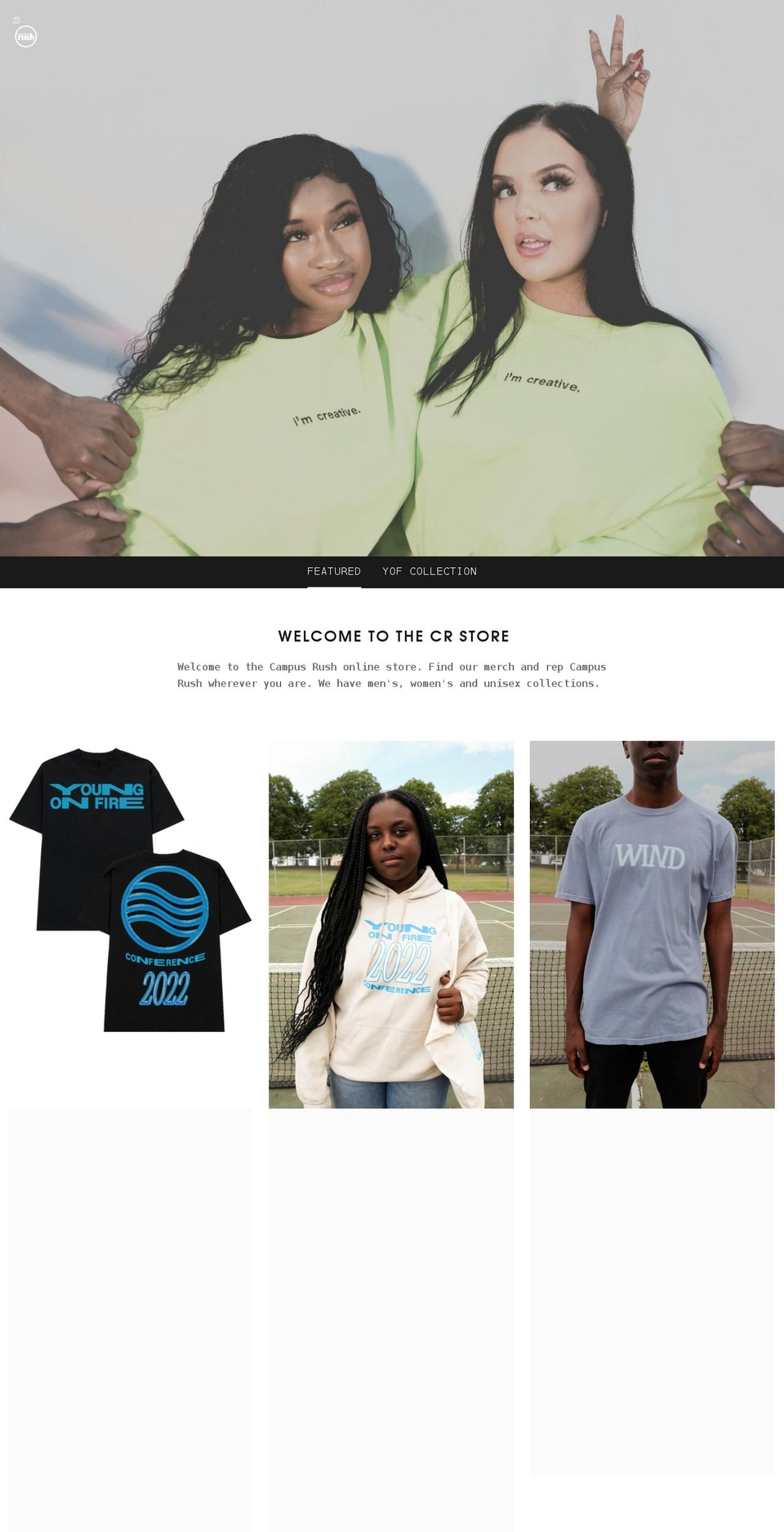 crchosen.shop shopify website screenshot