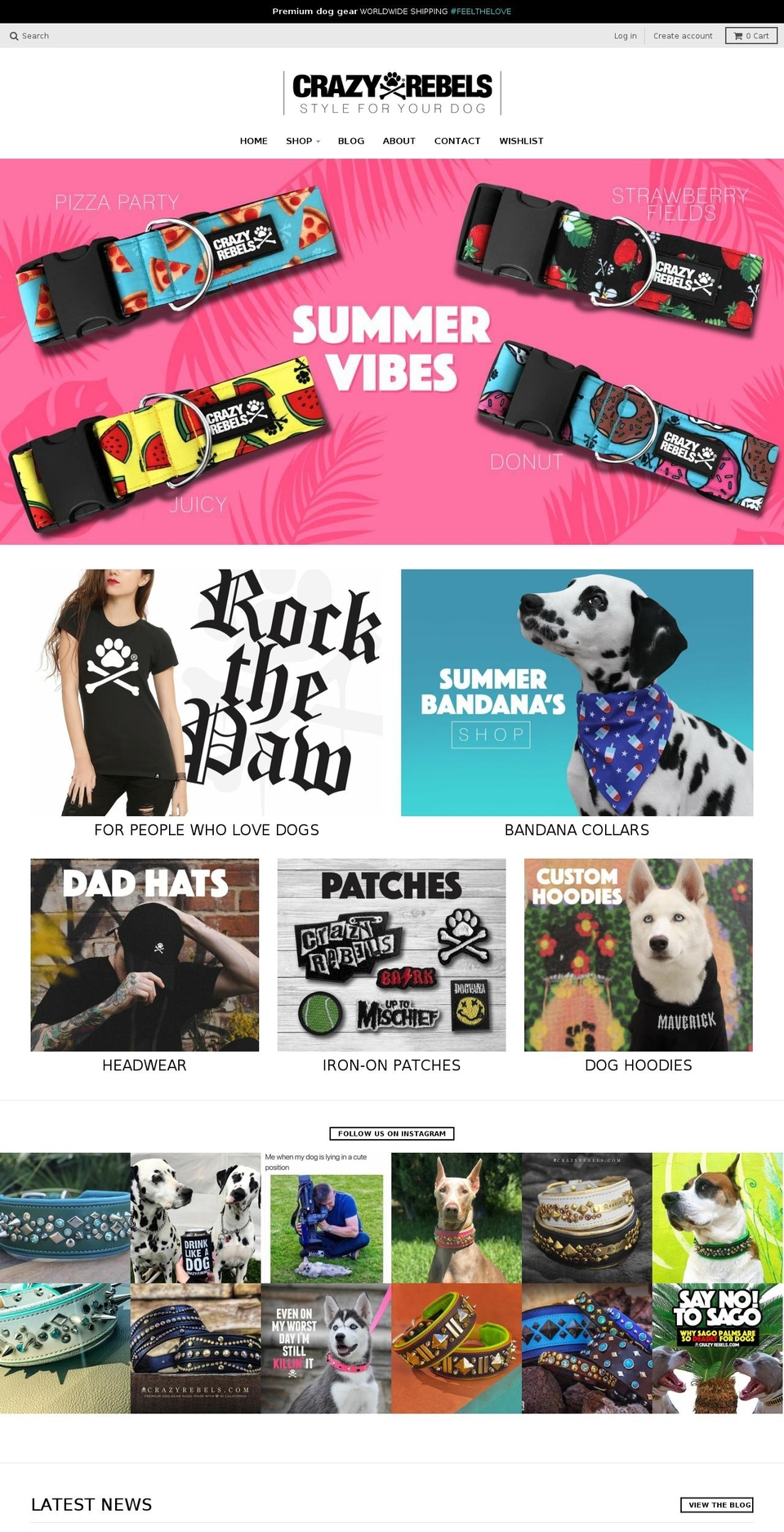 crcollars.com — Shopify storefront screenshot