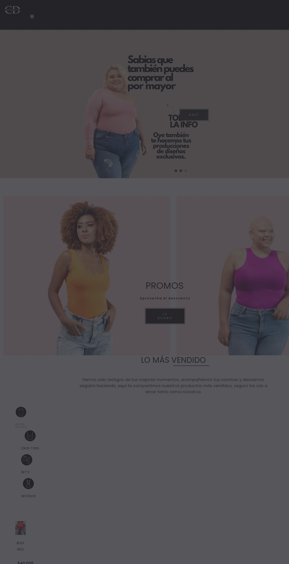 creacionesdivinas.com shopify website screenshot