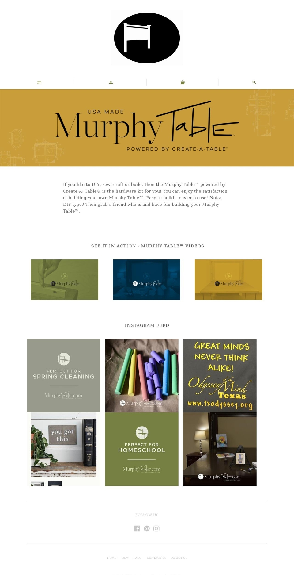 RG2 - Chic Shopify theme site example create-a-table.com