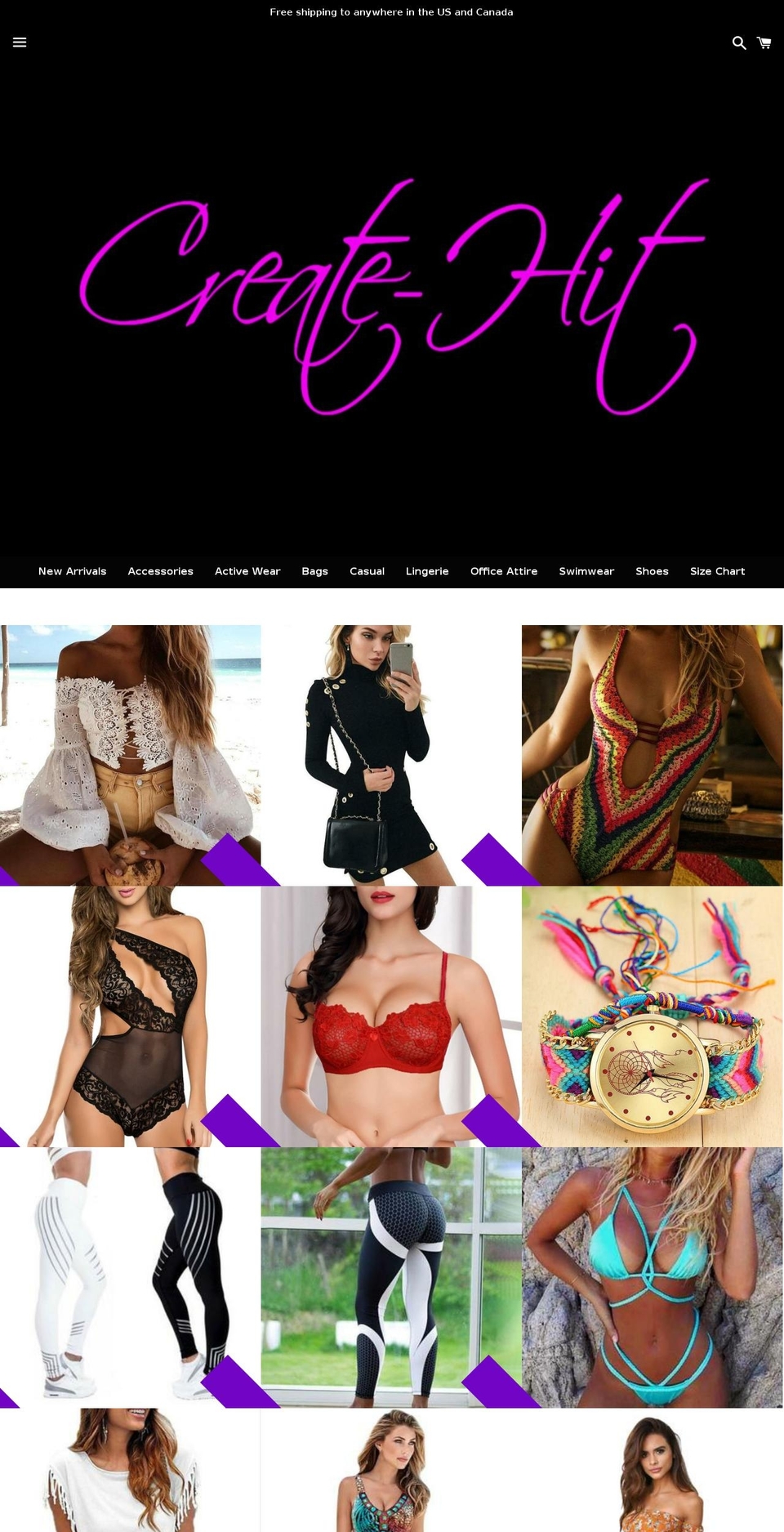 create-hit.com — Shopify storefront screenshot