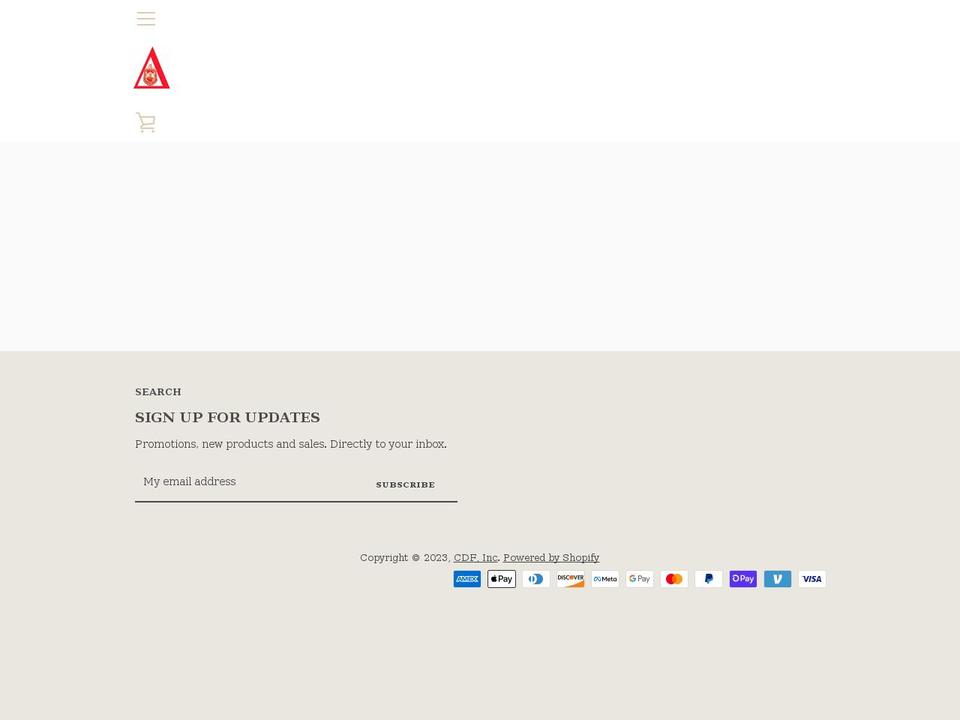 created4delta.org shopify website screenshot