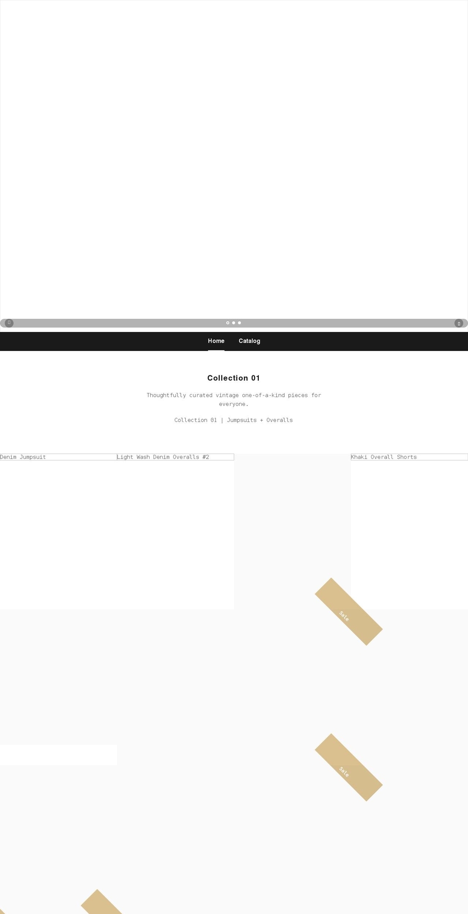 createdandfoundshop.com shopify website screenshot