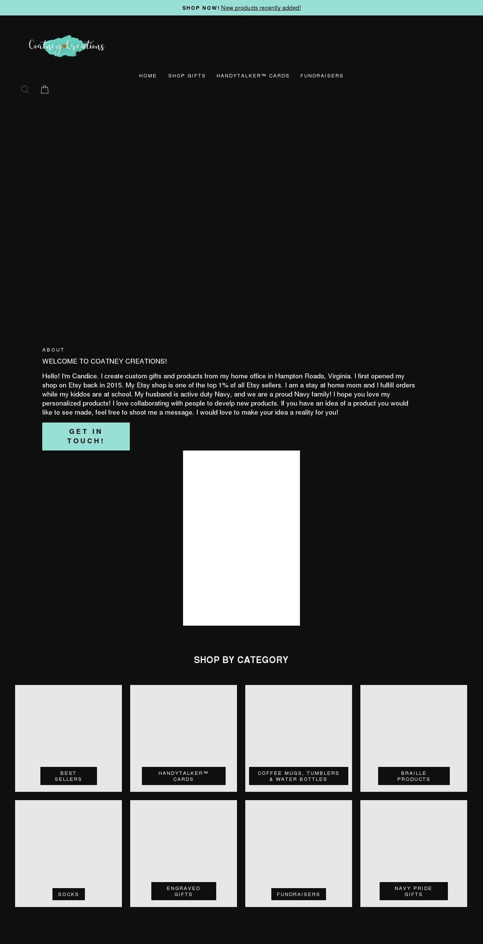 createdbycc.com shopify website screenshot