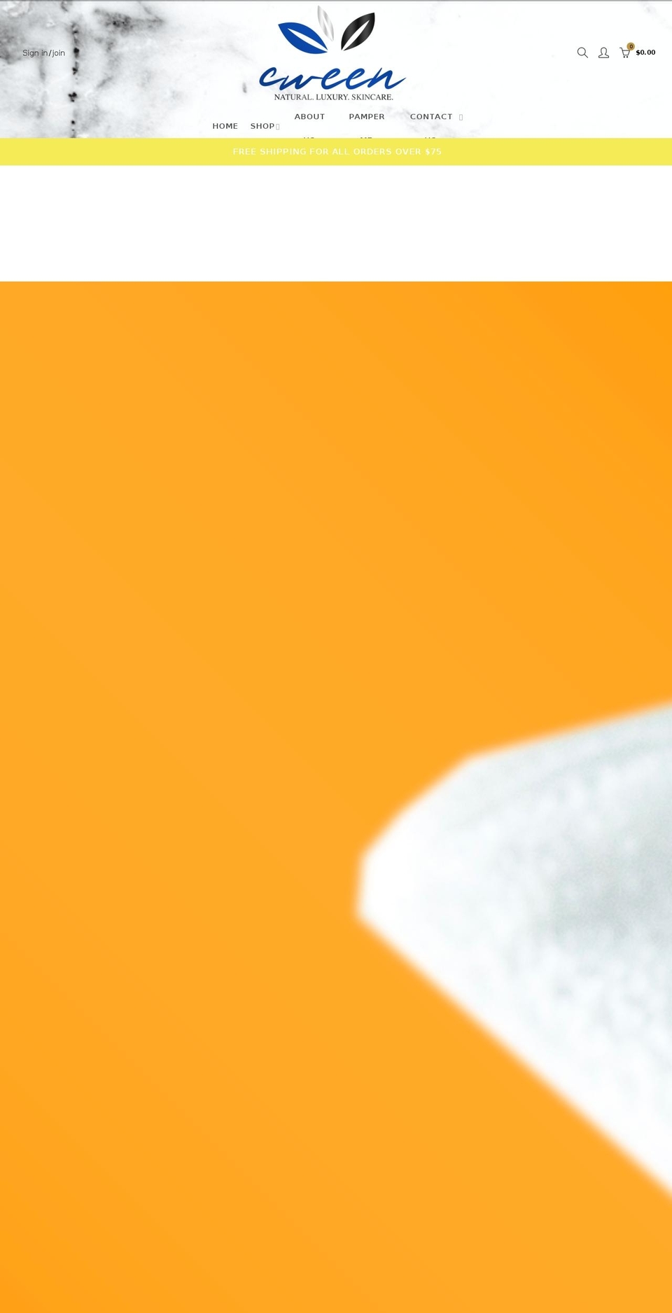 B wide anim v Shopify theme site example createdbycween.com
