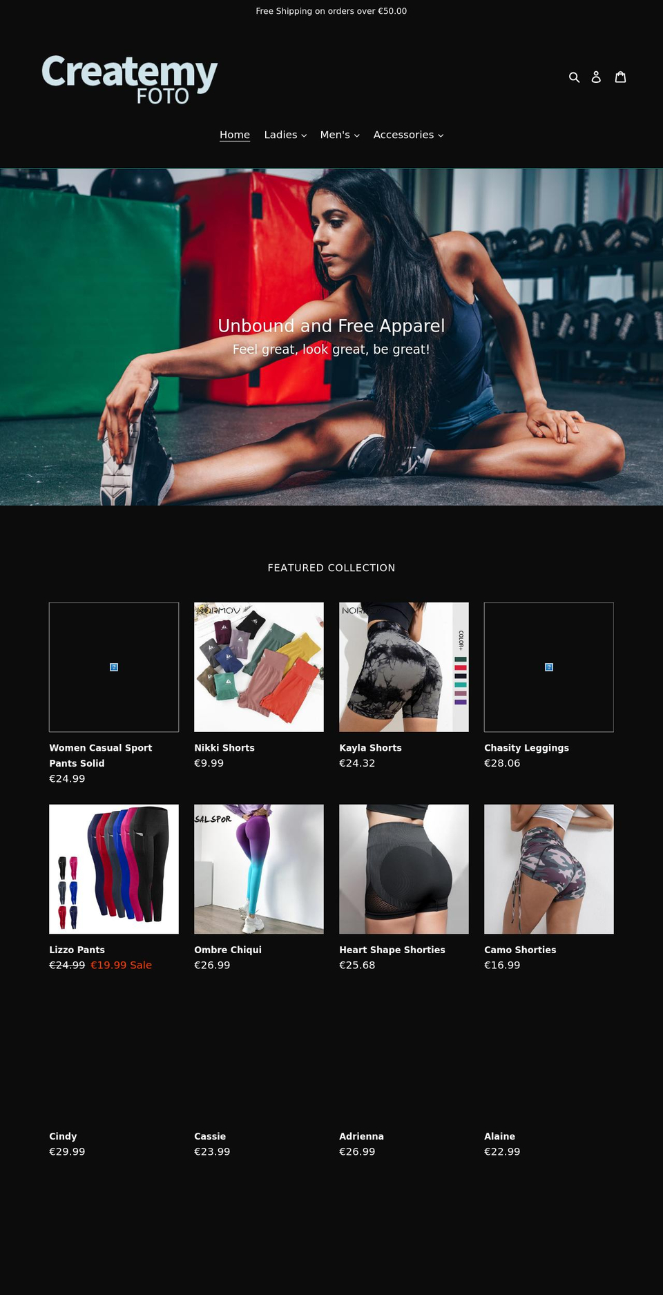createmyfoto.com shopify website screenshot