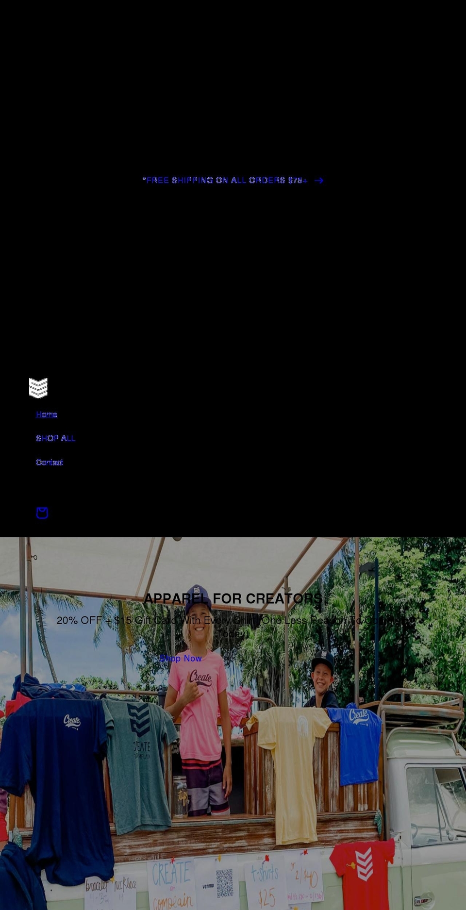 createorcomplain.com shopify website screenshot