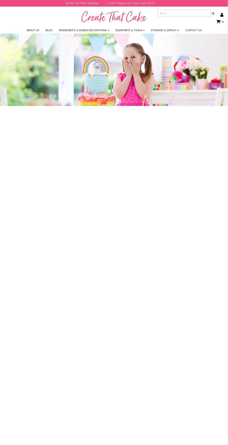 createthatcake.com — Shopify storefront screenshot