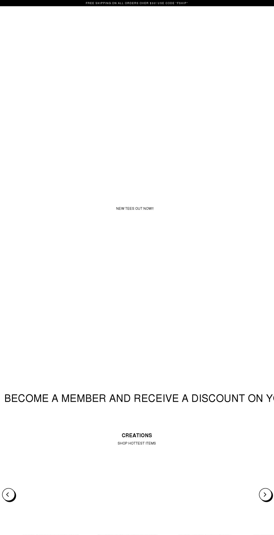 creationsbycadawg.com shopify website screenshot