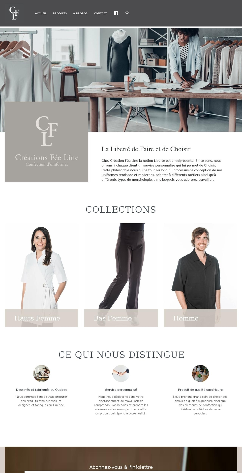 creationsfeeline.com — Shopify storefront screenshot