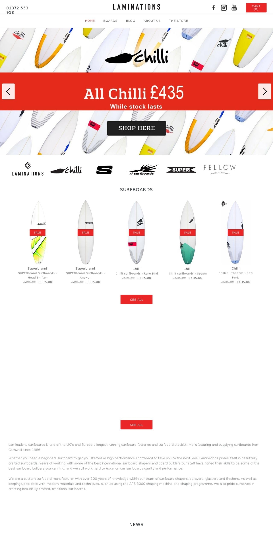 creationsurf.com shopify website screenshot