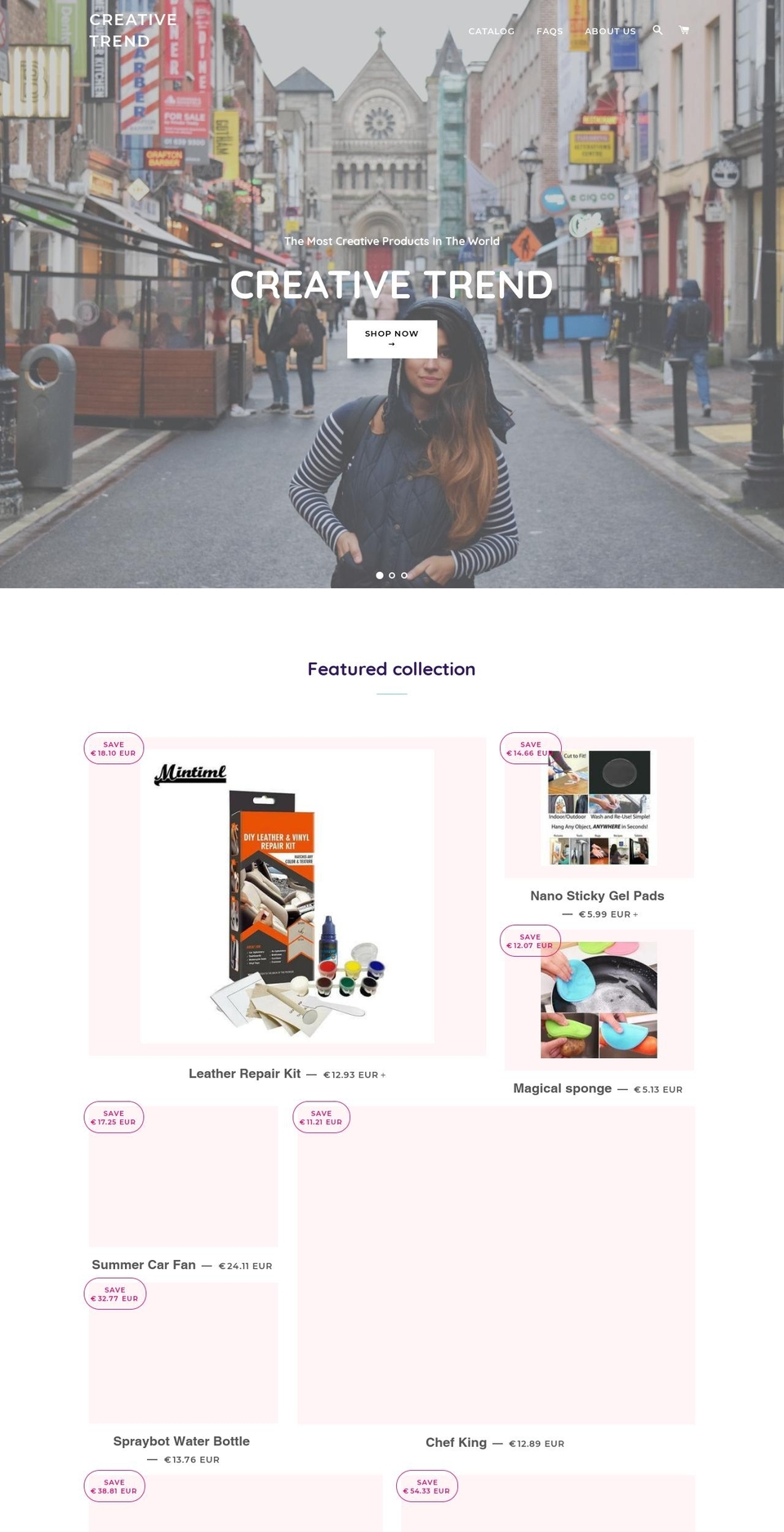creative-trend.com — Shopify storefront screenshot