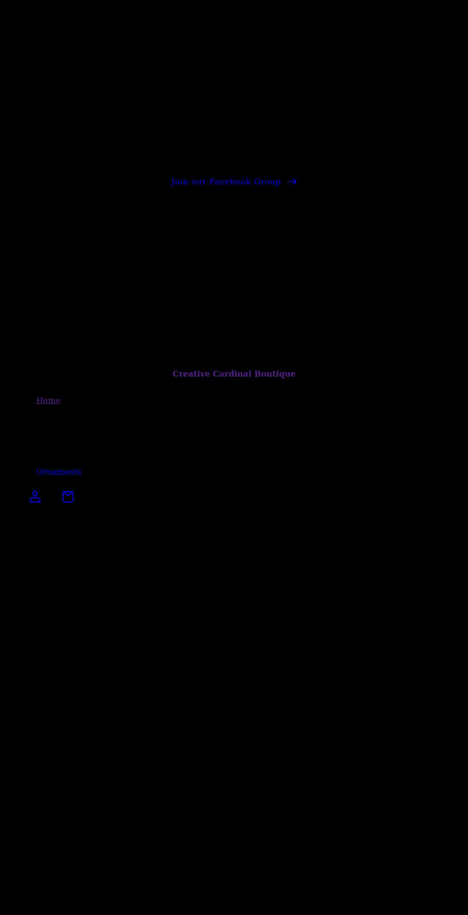 creativecardinal.com shopify website screenshot