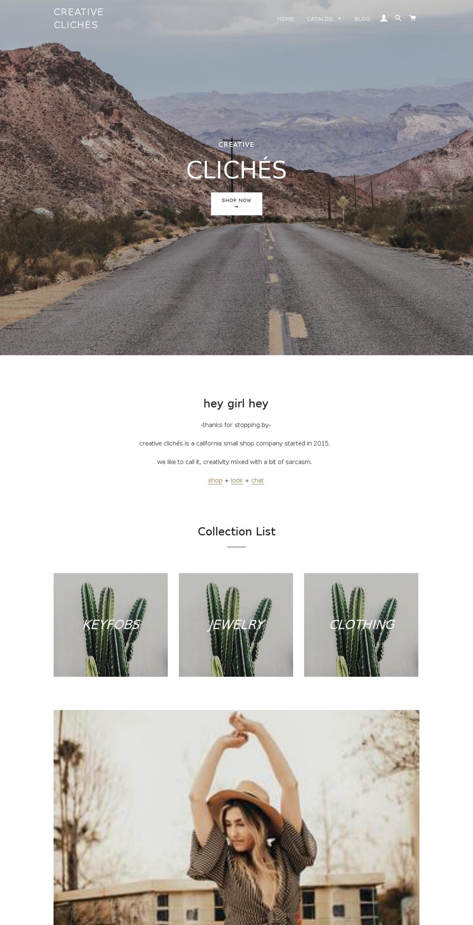 creativecliches.com — Shopify storefront screenshot