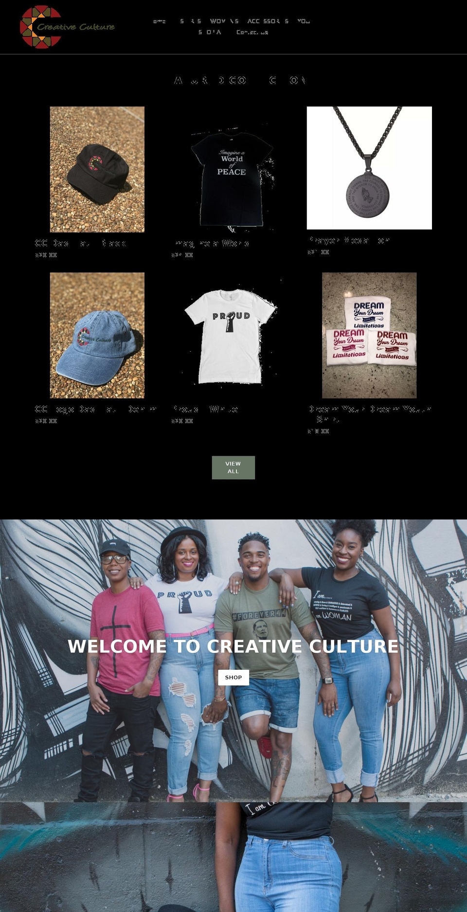 creativeculturerva.com — Shopify storefront screenshot