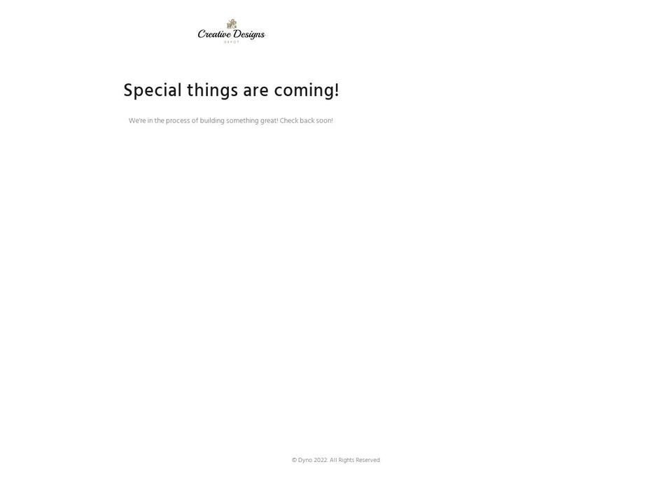 creativedesignsdepot.com shopify website screenshot