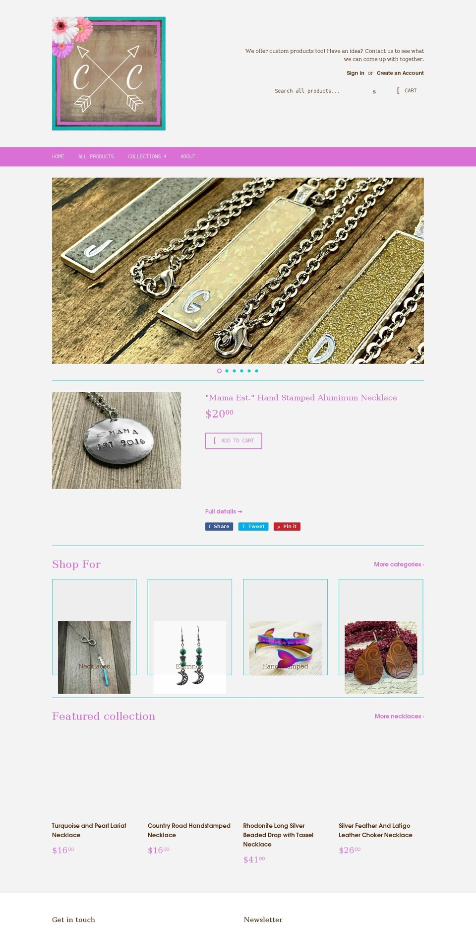 creativelycannon.com shopify website screenshot