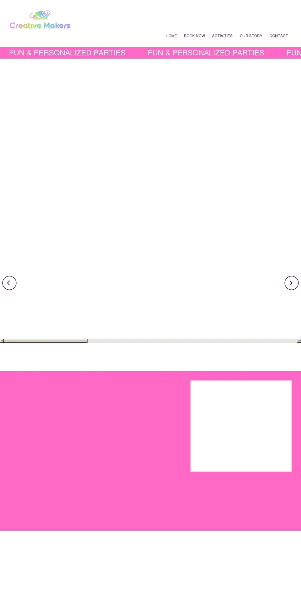creativemakers.org shopify website screenshot