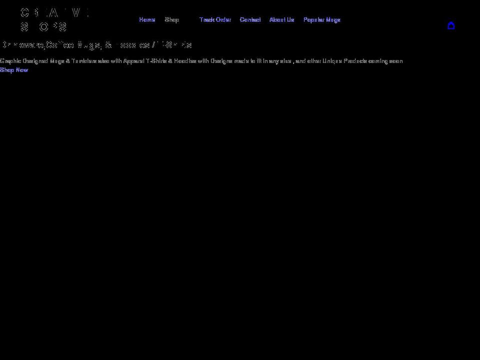 creativemindsbyjames.myshopify.com shopify website screenshot