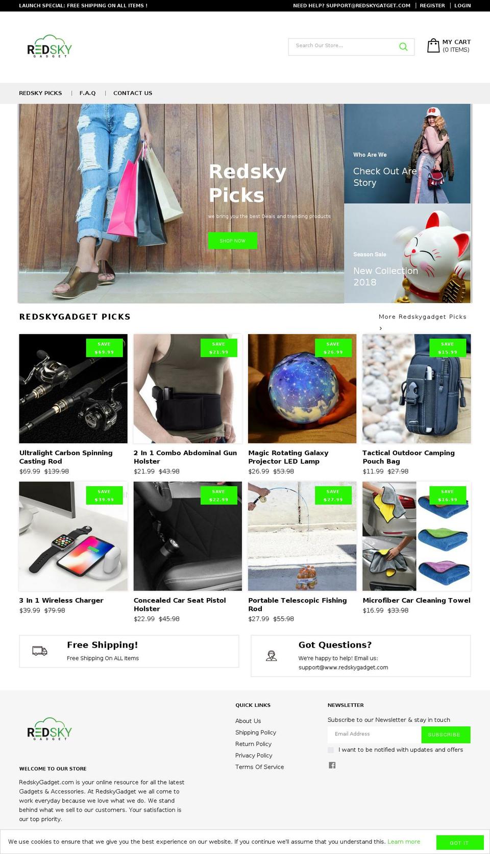 creativenecklace.com shopify website screenshot