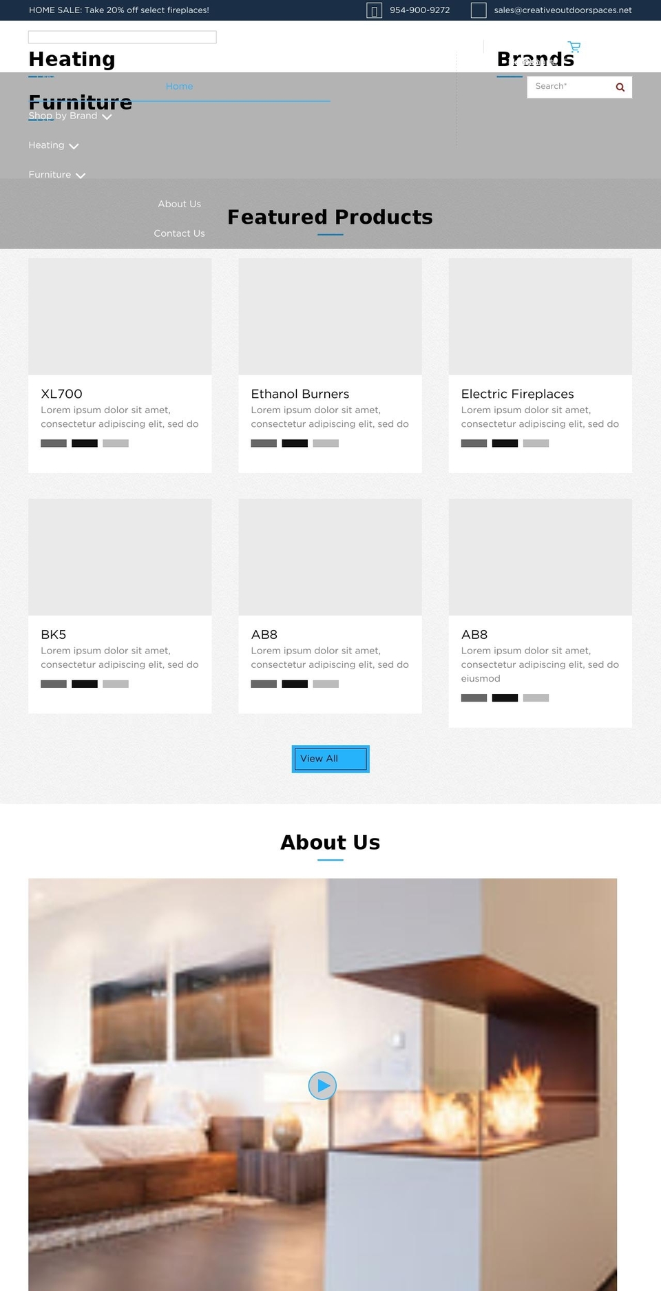 creativeoutdoorspaces-dev.myshopify.com shopify website screenshot
