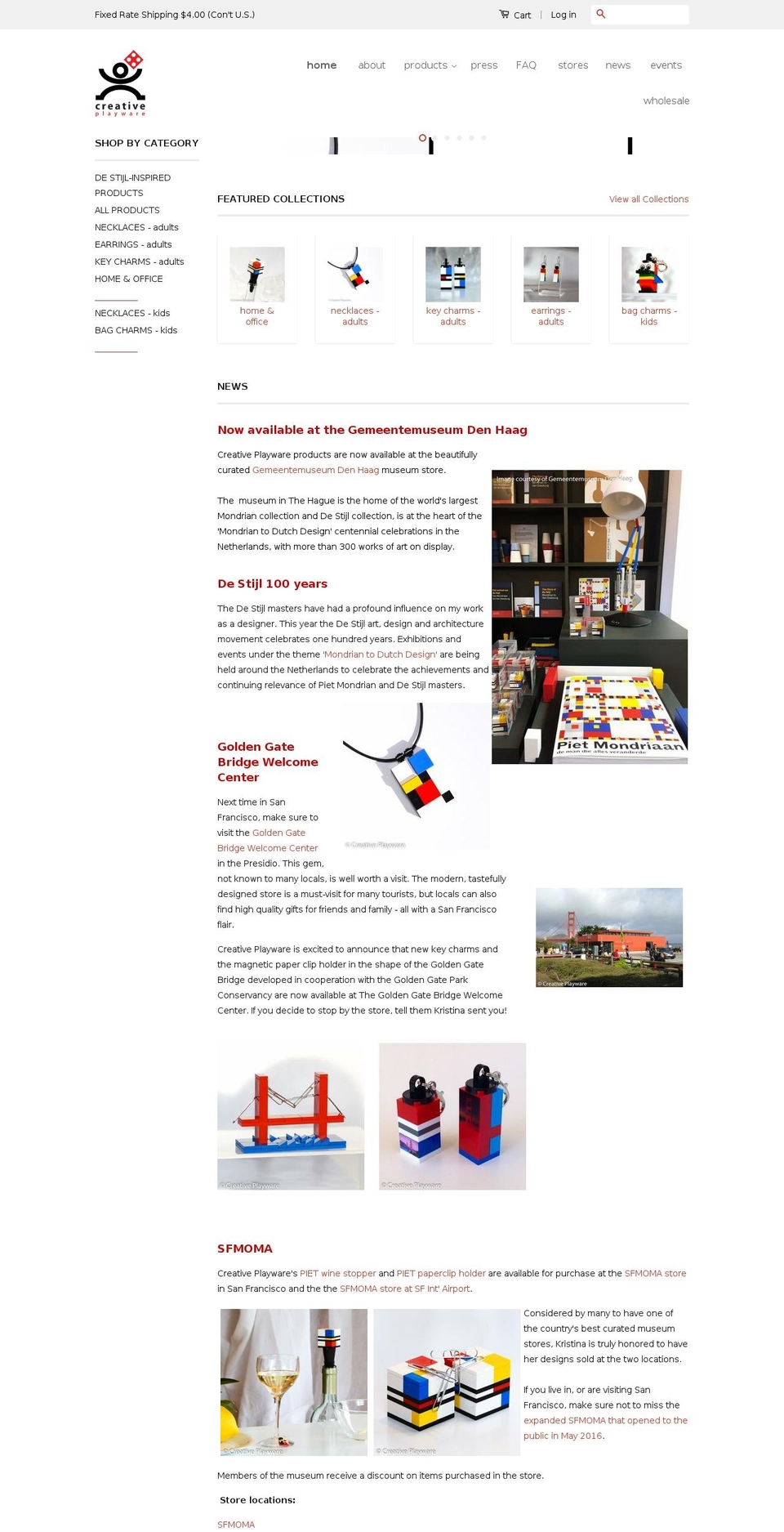 creativeplayware.com shopify website screenshot