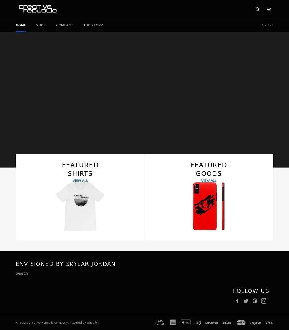 creativerepublicco.com — Shopify storefront screenshot