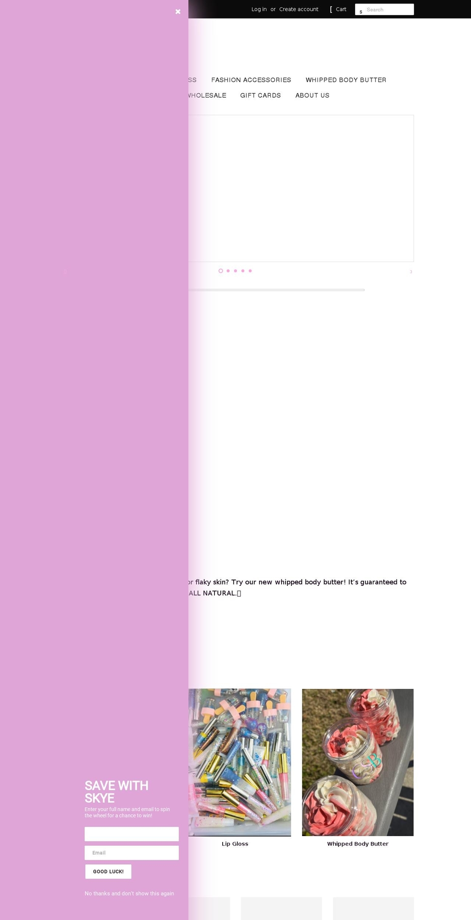creativeskye.com shopify website screenshot
