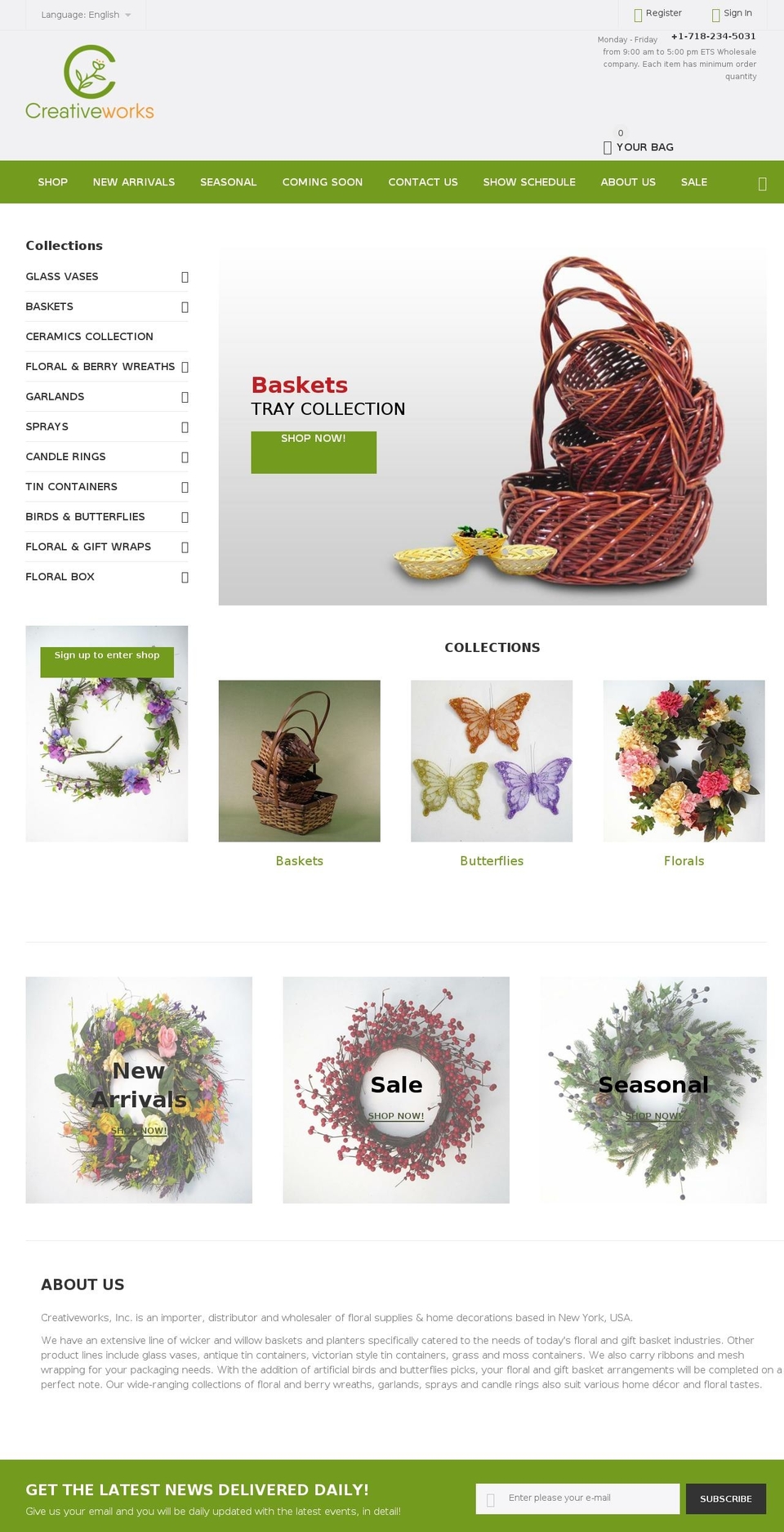 creativeworksusa.com shopify website screenshot