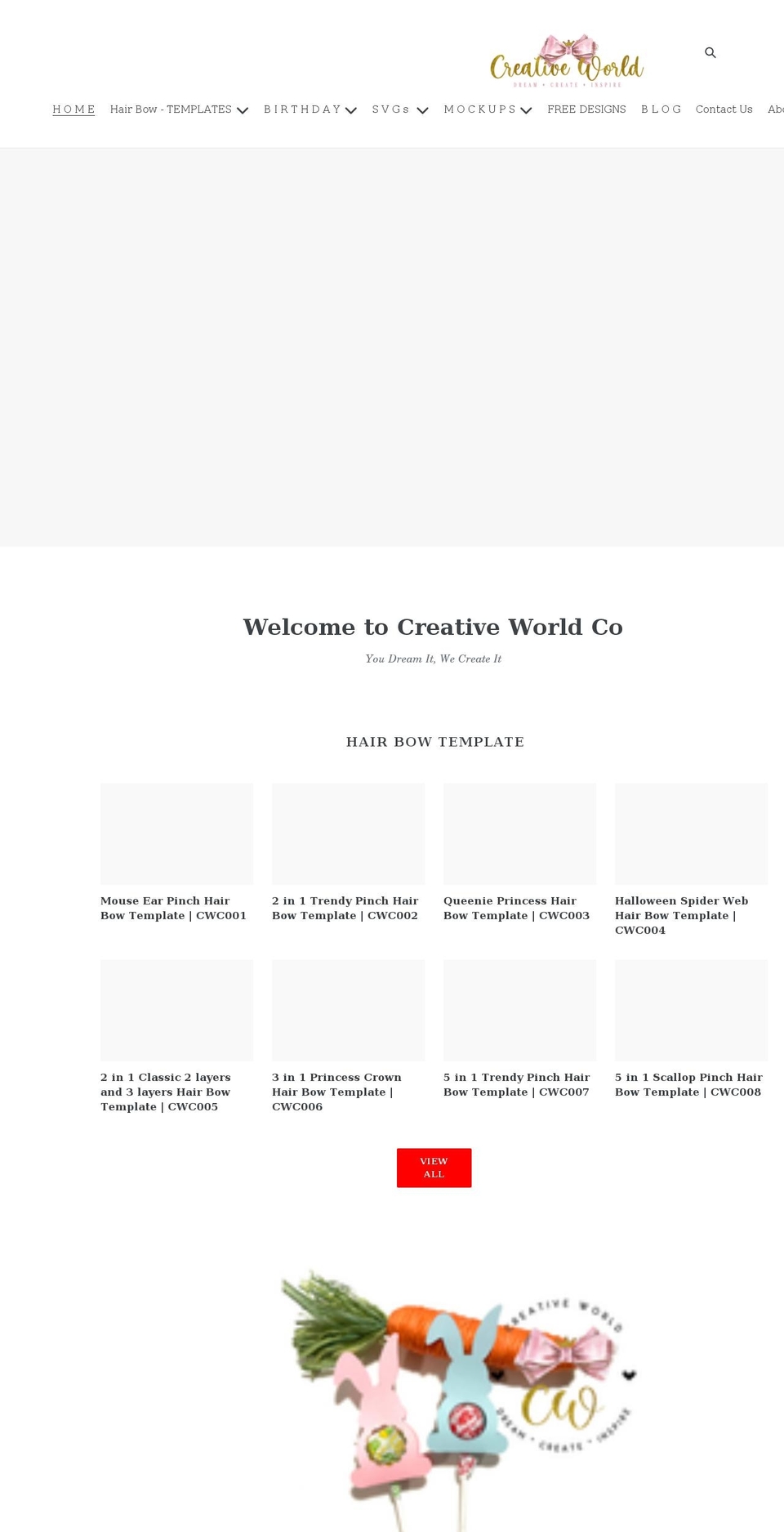 creativeworldco.com shopify website screenshot