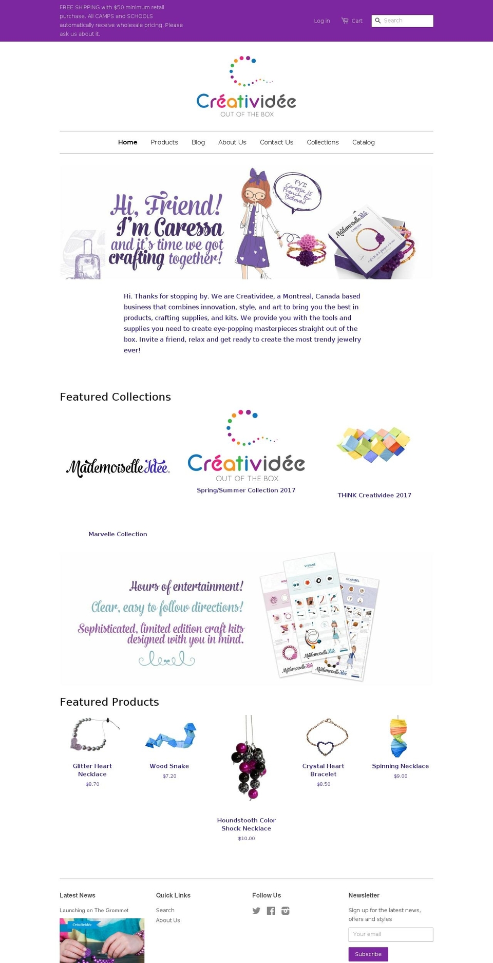 creatividiy.com — Shopify storefront screenshot