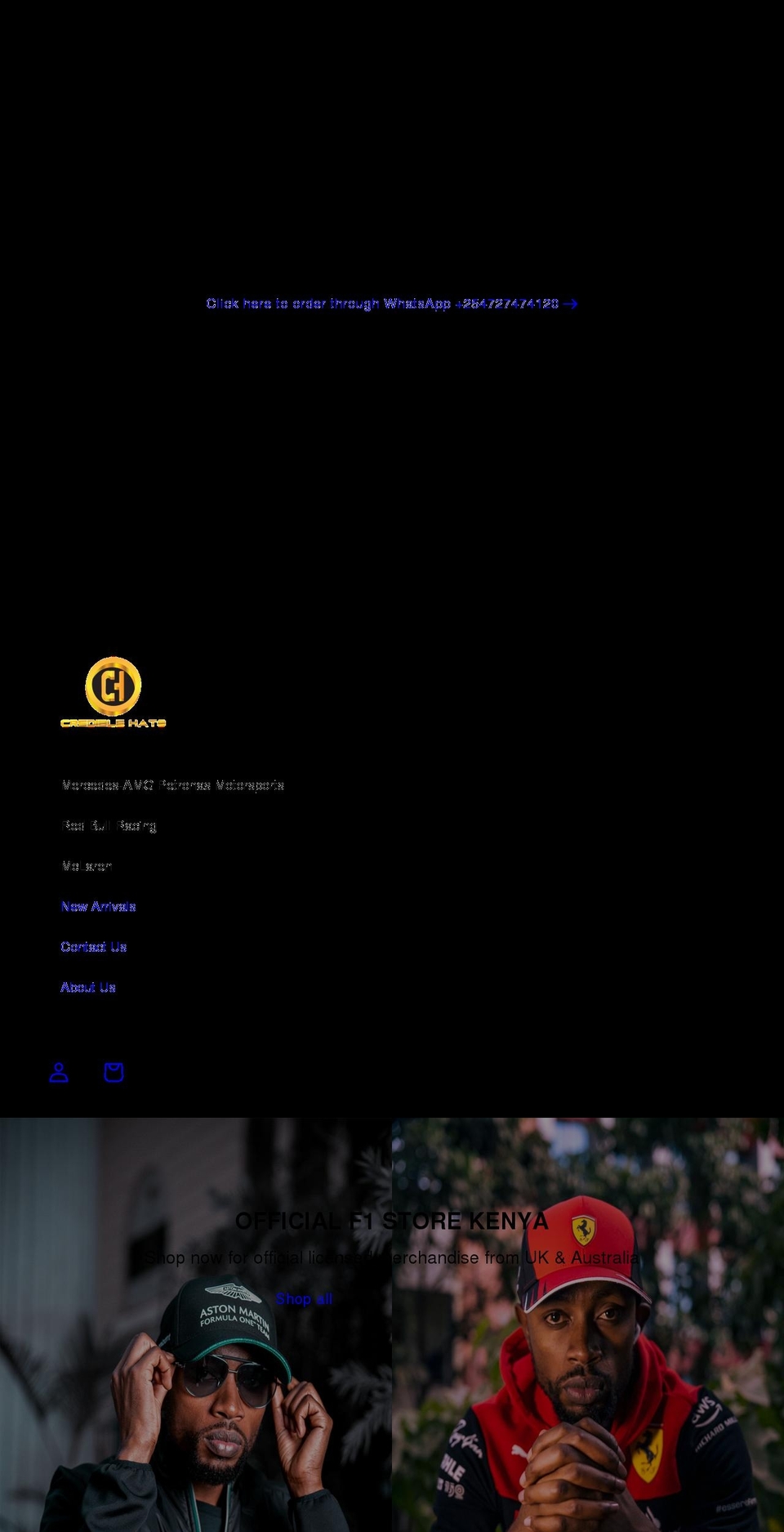 crediblehats.com — Shopify storefront screenshot