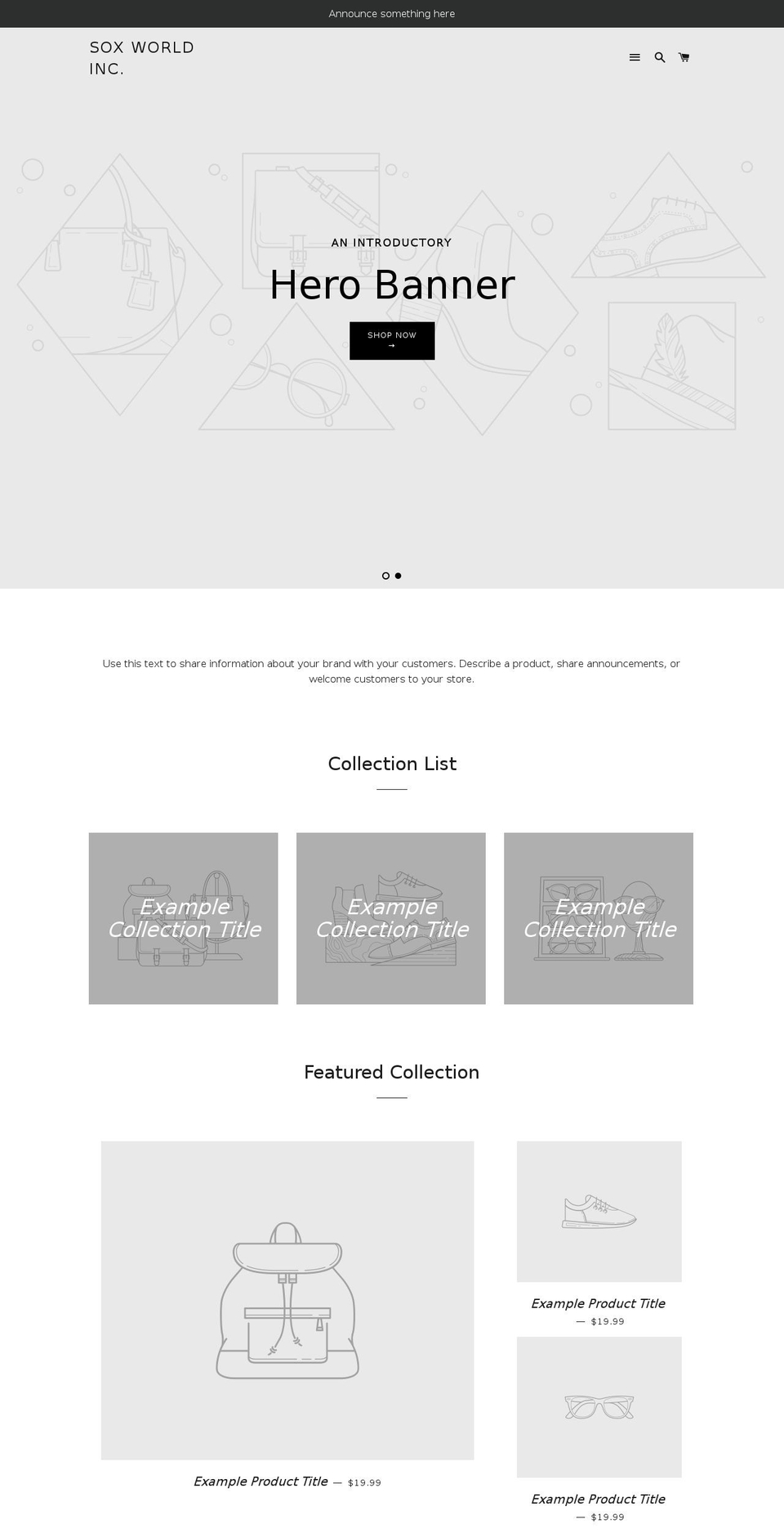 credossox.com — Shopify storefront screenshot