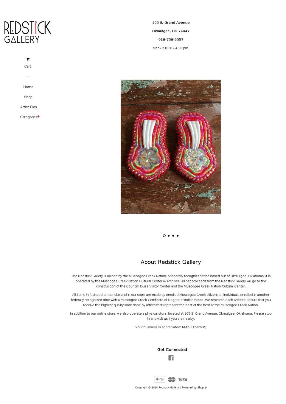 creeknationgiftshop.com shopify website screenshot
