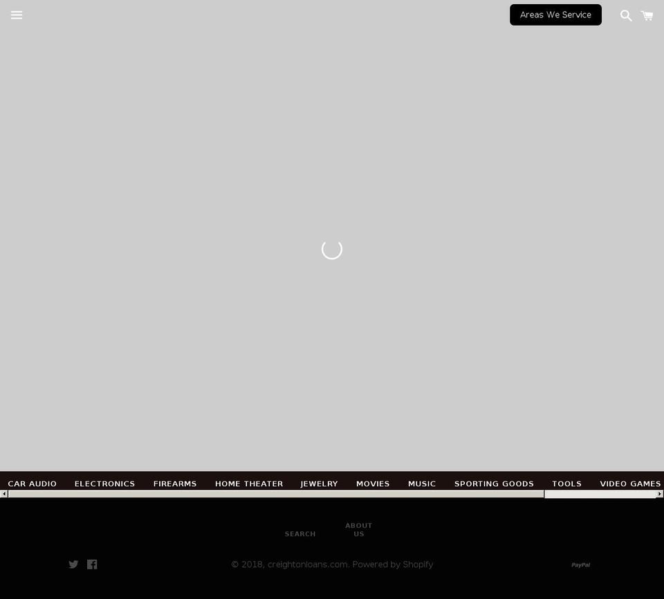 creightonloansandjewelry.com — Shopify storefront screenshot