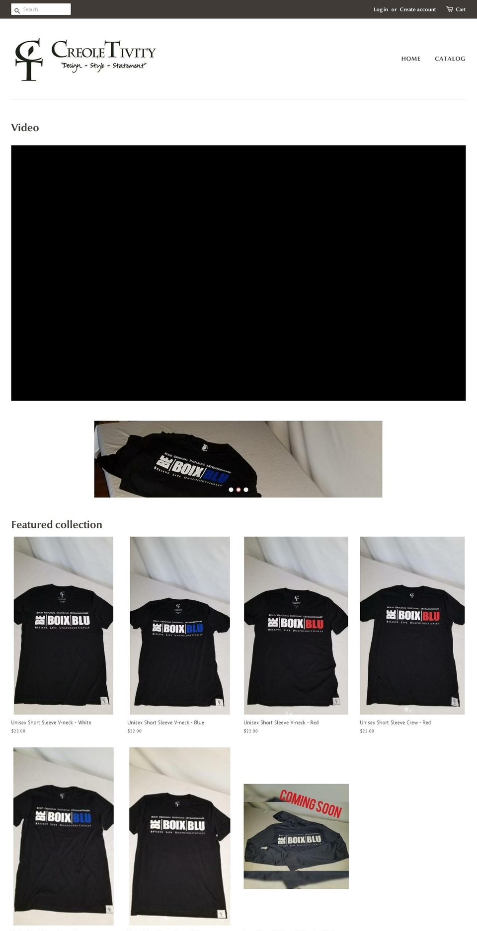 creoletivity.net shopify website screenshot