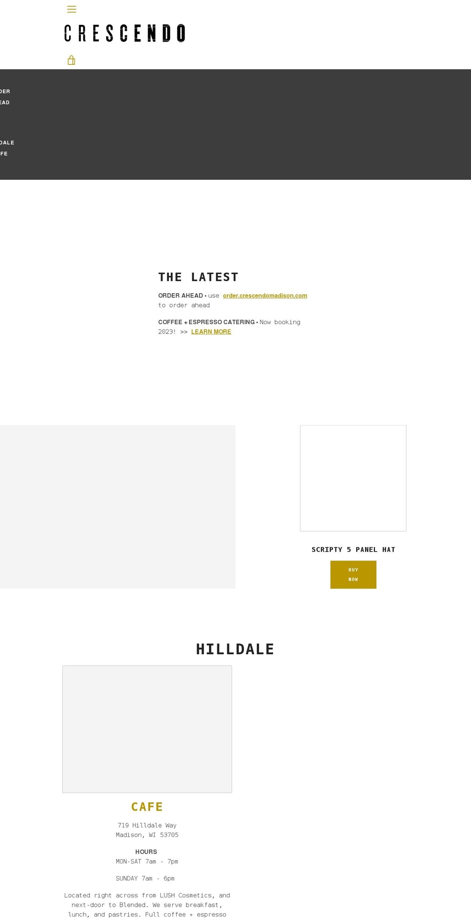 Copy of Narrative  BOLD Shopify theme site example crescendomadison.com