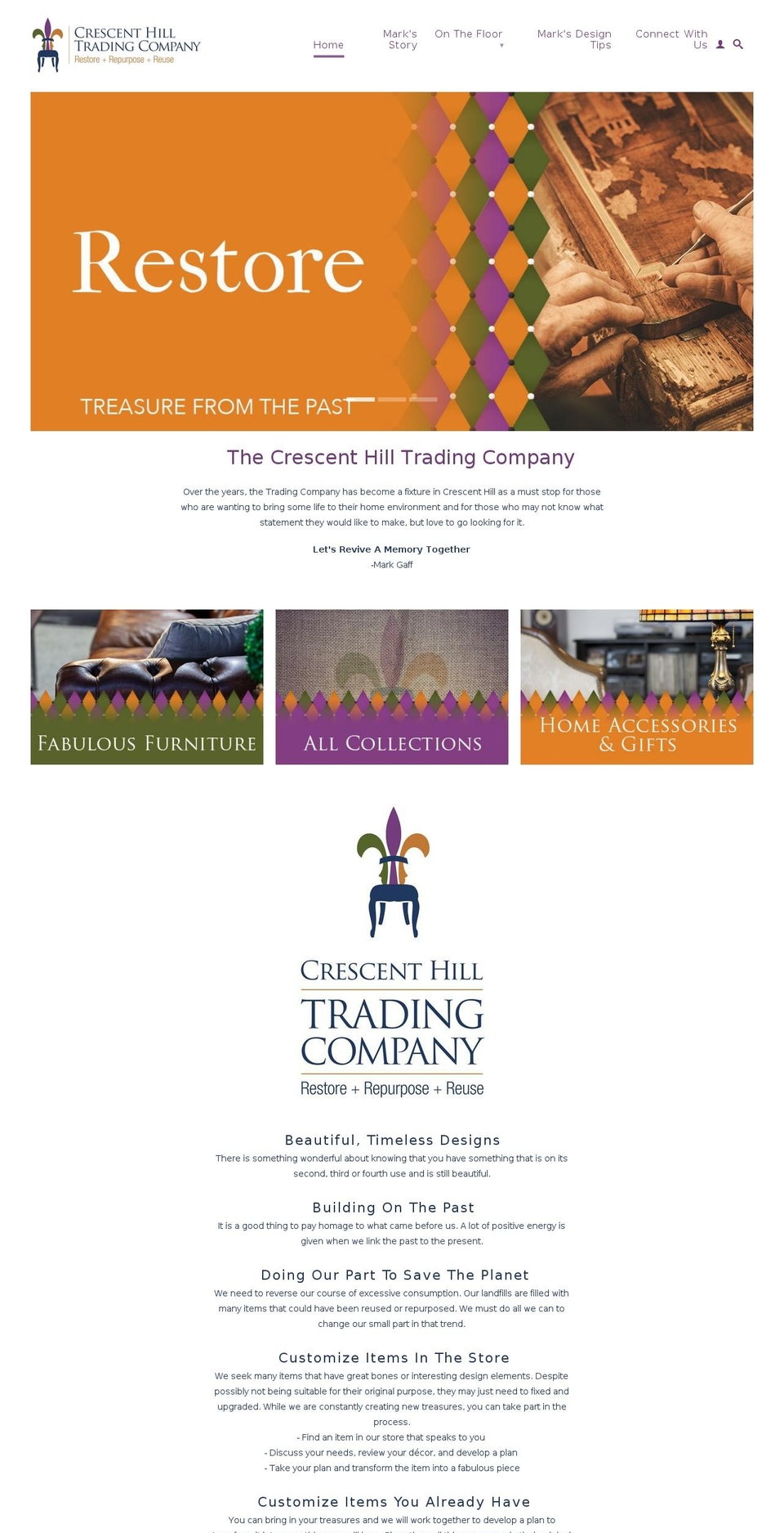 crescenthilltradingcompany.com — Shopify storefront screenshot