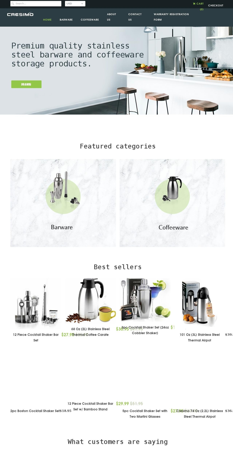 cresimo.com shopify website screenshot